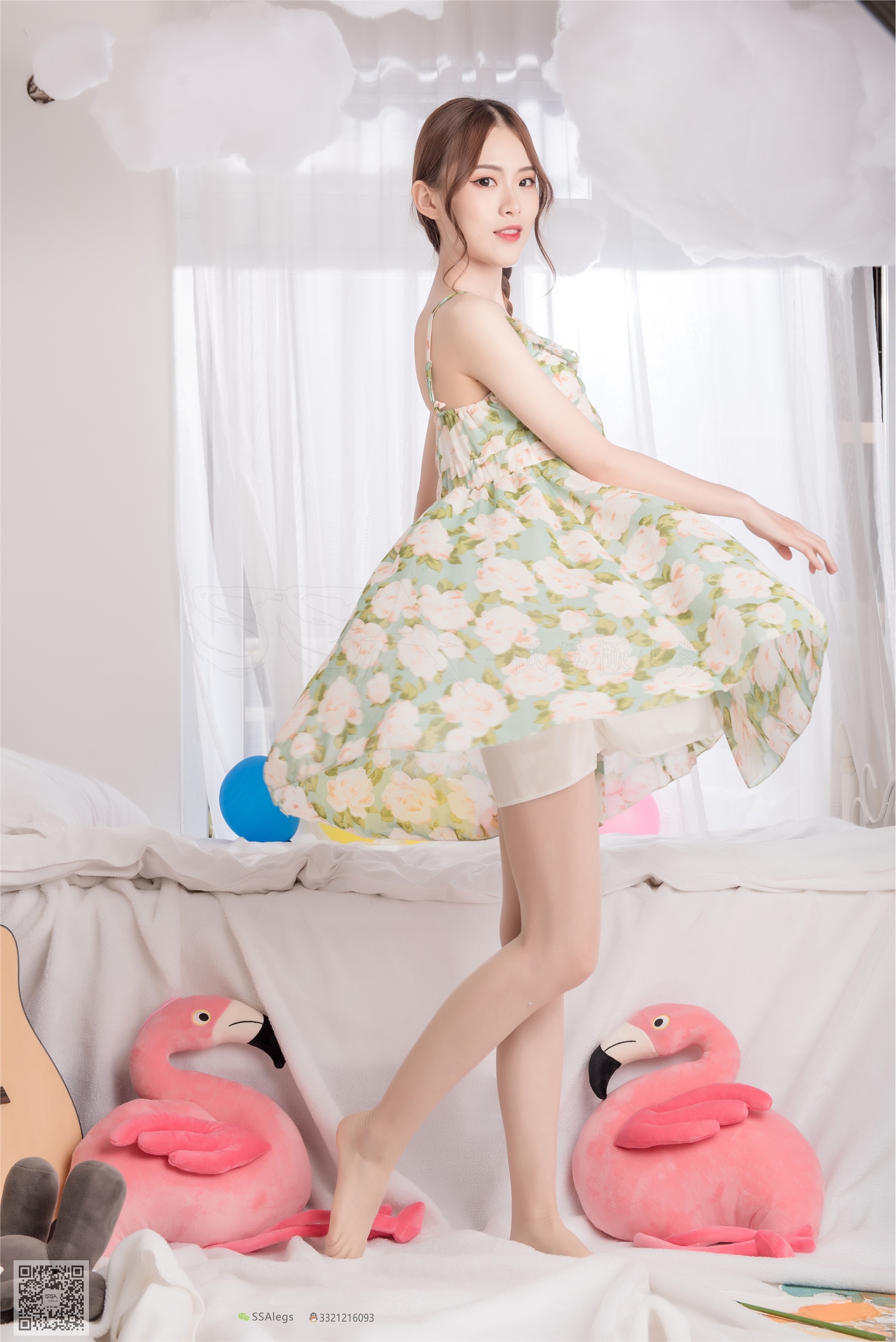 SSA丝社 NO.022 琪琪 化身灵魂画师肉丝美足特写